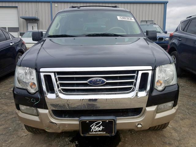 1FMEU74E98UA39825 - 2008 FORD EXPLORER E BLACK photo 9