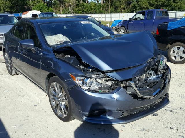 JM1GJ1W69E1124413 - 2014 MAZDA 6 GRAND TO BLUE photo 1