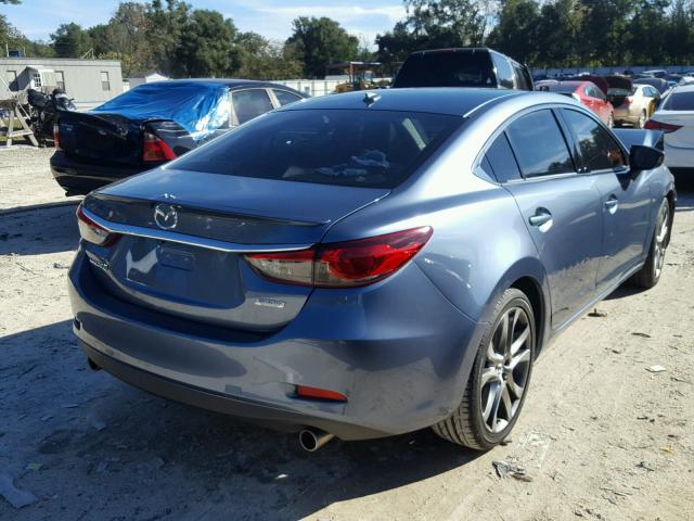 JM1GJ1W69E1124413 - 2014 MAZDA 6 GRAND TO BLUE photo 4