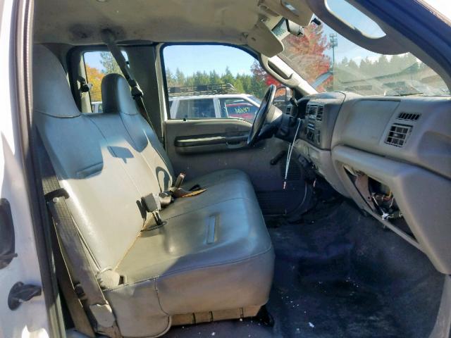 1FTSX31PX4ED95492 - 2004 FORD F350 SRW S WHITE photo 5