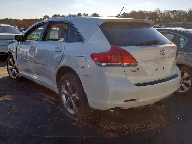 4T3ZK3BBXAU032436 - 2010 TOYOTA VENZA BASE WHITE photo 3