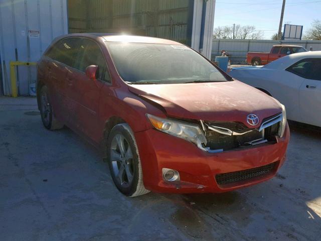 4T3ZK3BB5AU022865 - 2010 TOYOTA VENZA BASE RED photo 1