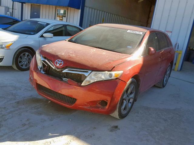 4T3ZK3BB5AU022865 - 2010 TOYOTA VENZA BASE RED photo 2