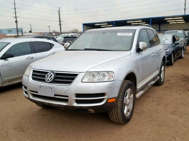 WVGBC77L84D066878 - 2004 VOLKSWAGEN TOUAREG 3. SILVER photo 2