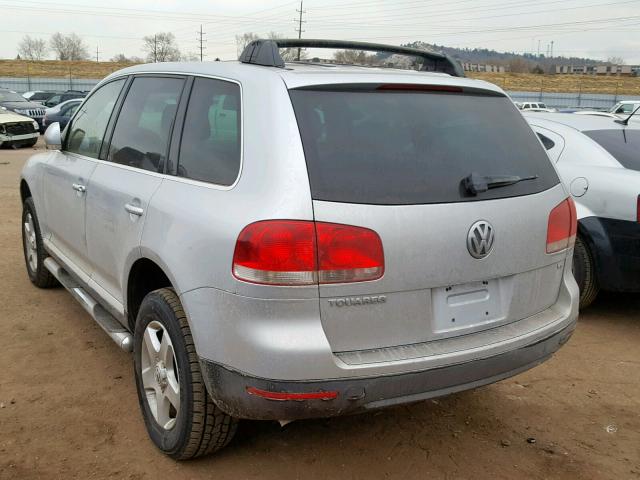 WVGBC77L84D066878 - 2004 VOLKSWAGEN TOUAREG 3. SILVER photo 3