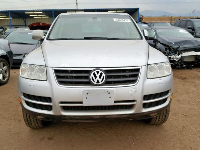 WVGBC77L84D066878 - 2004 VOLKSWAGEN TOUAREG 3. SILVER photo 9