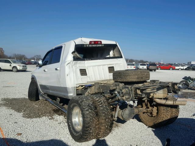 3C63RRMLXEG182571 - 2014 RAM 3500 LARAM WHITE photo 3