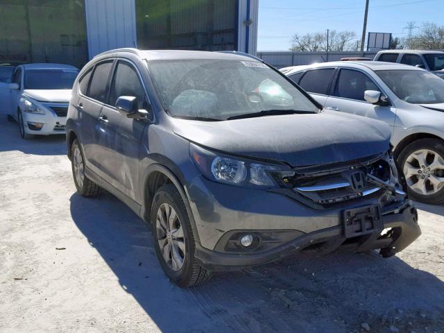 2HKRM4H78DH693011 - 2013 HONDA CR-V EXL SILVER photo 1