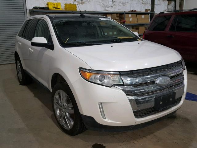 2FMDK4JC4CBA93390 - 2012 FORD EDGE SEL WHITE photo 1