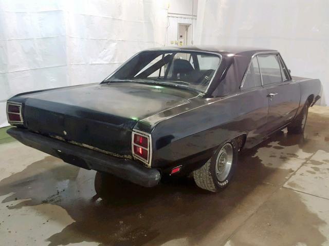 LL23B9B37395 - 1969 DODGE DART BLACK photo 4