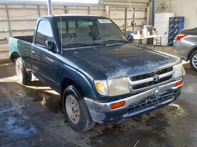 4TANL42N5VZ296158 - 1997 TOYOTA TACOMA GREEN photo 1