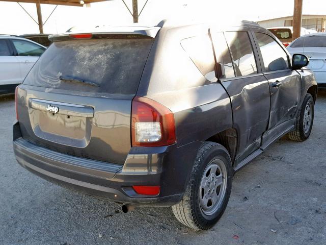 1C4NJCBA9ED803772 - 2014 JEEP COMPASS SP 灰色 照片 4