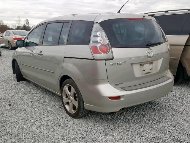 JM1CR293170141424 - 2007 MAZDA 5 SILVER photo 3