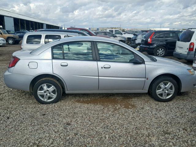 1G8AZ55F16Z122496 - 2006 SATURN ION LEVEL SILVER photo 9