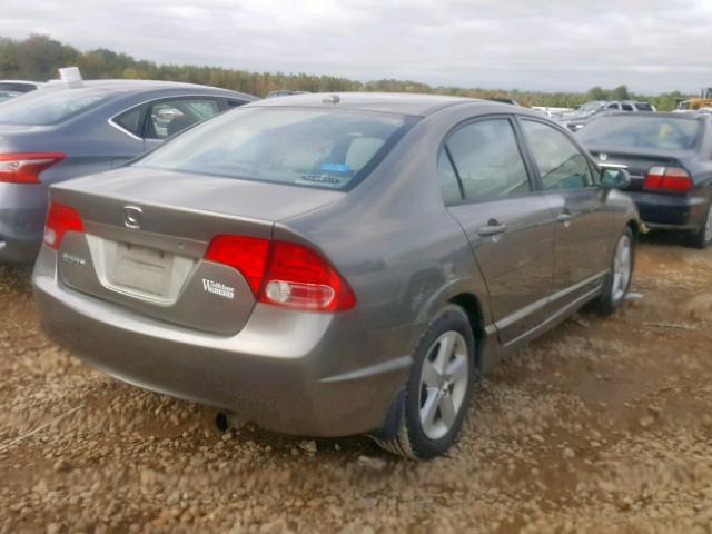 2HGFA16857H305494 - 2007 HONDA CIVIC EX GRAY photo 4