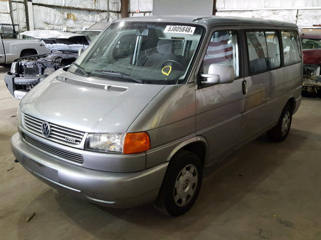 WV2MH2709XH003763 - 1999 VOLKSWAGEN EUROVAN MV SILVER photo 2