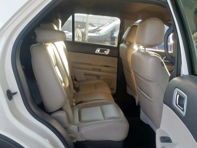 1FMHK8D87CGA64930 - 2012 FORD EXPLORER X WHITE photo 6