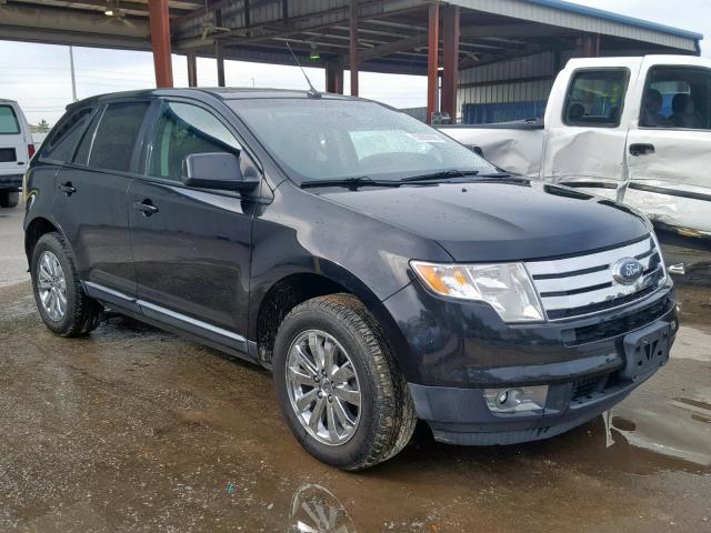 2FMDK4JC3ABB13111 - 2010 FORD EDGE SEL BLACK photo 1