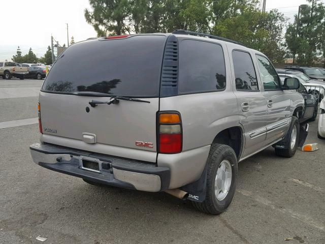 1GKEC13V64R227662 - 2004 GMC YUKON TAN photo 4