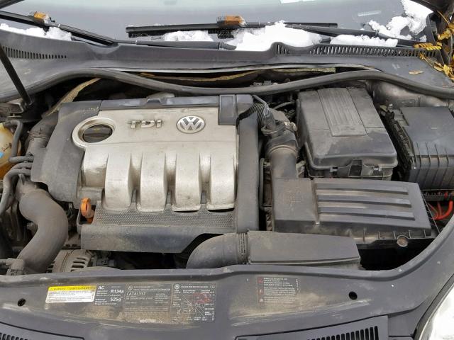 3VWDT31K26M762114 - 2006 VOLKSWAGEN JETTA TDI GRAY photo 7