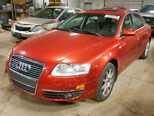 WAUDG74F05N123986 - 2005 AUDI A6 3.2 QUA ORANGE photo 2