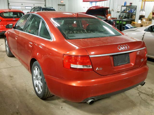 WAUDG74F05N123986 - 2005 AUDI A6 3.2 QUA ORANGE photo 3