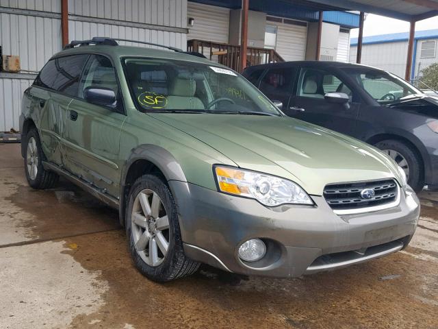 4S4BP61C077317130 - 2007 SUBARU LEGACY OUT GREEN photo 1