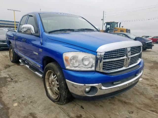 1D7HA18228J154328 - 2008 DODGE RAM 1500 S BLUE photo 1