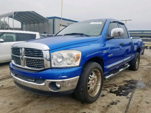 1D7HA18228J154328 - 2008 DODGE RAM 1500 S BLUE photo 2