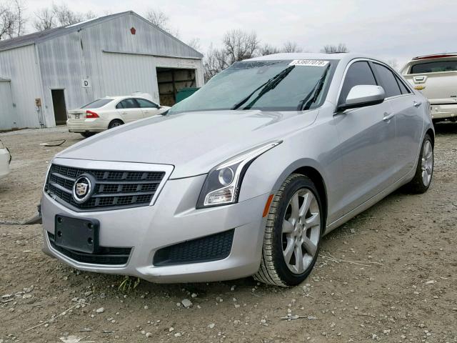 1G6AA5RA4D0145173 - 2013 CADILLAC ATS SILVER photo 2