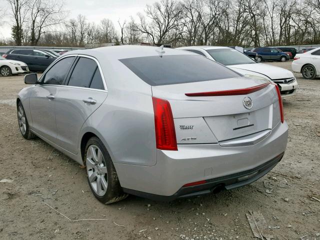 1G6AA5RA4D0145173 - 2013 CADILLAC ATS SILVER photo 3