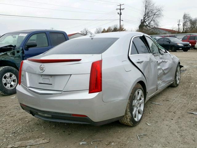 1G6AA5RA4D0145173 - 2013 CADILLAC ATS SILVER photo 4