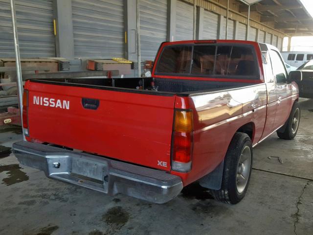 1N6SD16S0TC336274 - 1996 NISSAN TRUCK KING RED photo 4