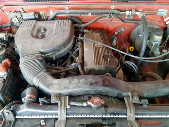 1N6SD16S0TC336274 - 1996 NISSAN TRUCK KING RED photo 7