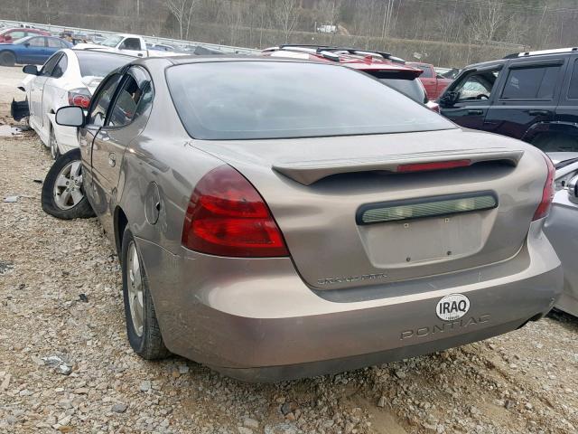 2G2WP552361284089 - 2006 PONTIAC GRAND PRIX ბეჟი ფოტო 3