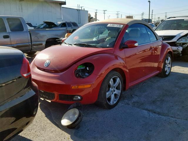 3VWSG31Y46M332956 - 2006 VOLKSWAGEN NEW BEETLE Qırmızı foto 2