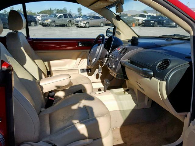 3VWSG31Y46M332956 - 2006 VOLKSWAGEN NEW BEETLE Qırmızı foto 5