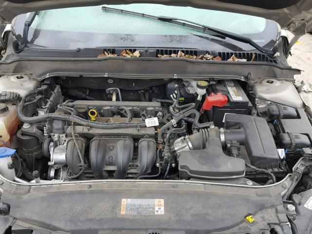 3FA6P0G79FR180294 - 2015 FORD FUSION S GOLD photo 7