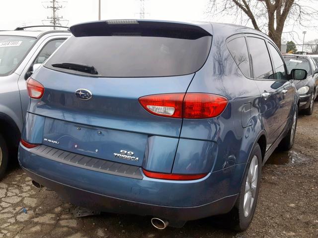 4S4WX85C564414699 - 2006 SUBARU B9 TRIBECA BLUE photo 4