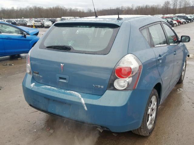 5Y2SP67019Z400039 - 2009 PONTIAC VIBE TEAL photo 4