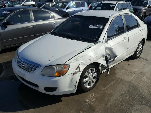 KNAFE121975380098 - 2007 KIA SPECTRA EX WHITE photo 2