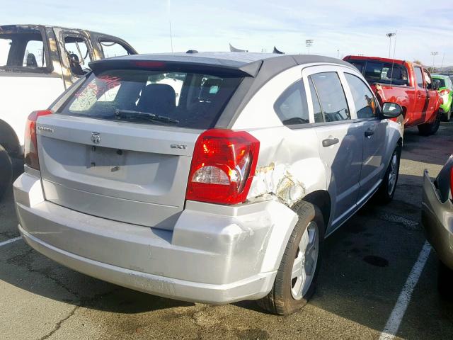 1B3HB48B68D724288 - 2008 DODGE CALIBER SX SILVER photo 4