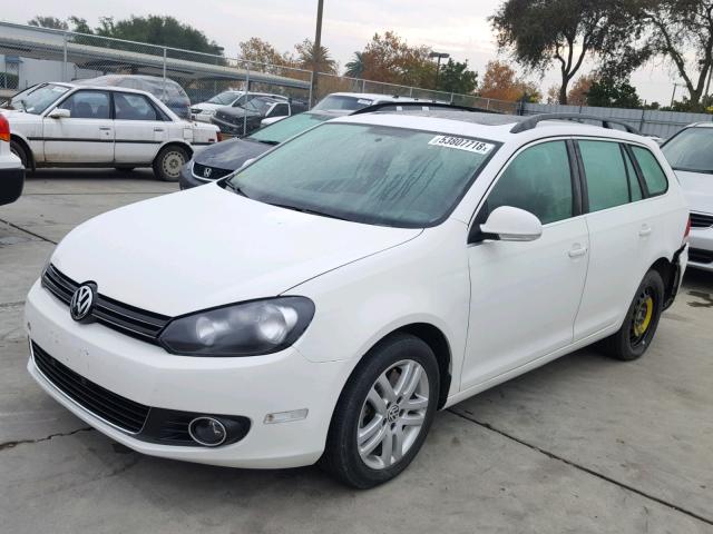 3VWML7AJ0EM606618 - 2014 VOLKSWAGEN JETTA TDI WHITE photo 2