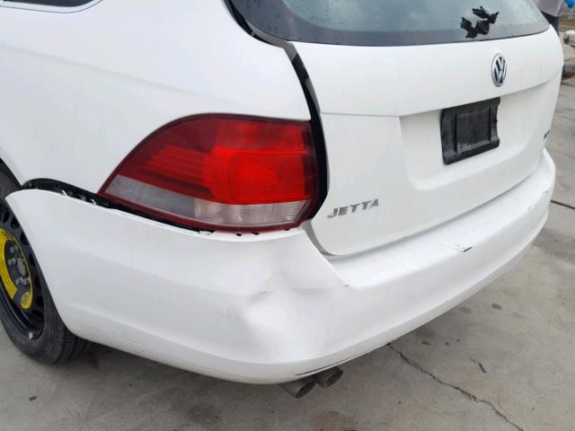 3VWML7AJ0EM606618 - 2014 VOLKSWAGEN JETTA TDI WHITE photo 9