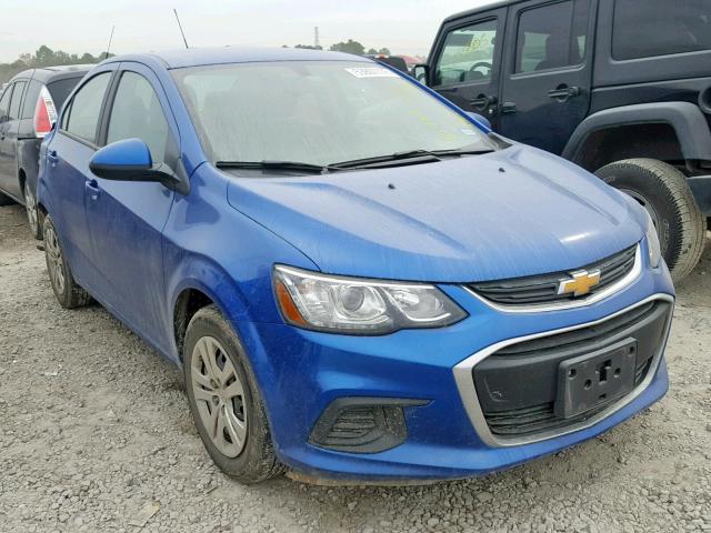 1G1JB5SH1J4108533 - 2018 CHEVROLET SONIC LS BLUE photo 1