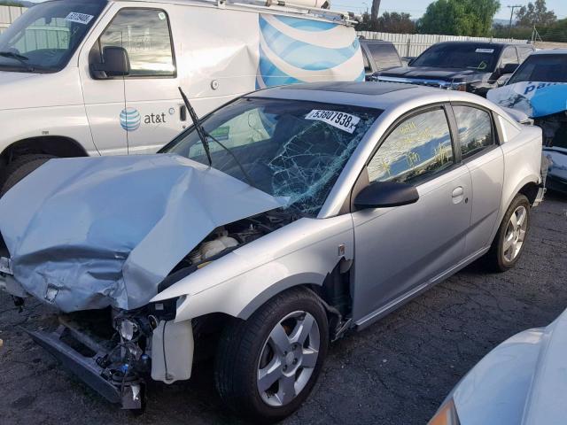 1G8AN15FX6Z128401 - 2006 SATURN ION LEVEL SILVER photo 2