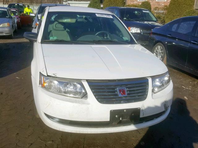 1G8AJ55F87Z194255 - 2007 SATURN ION LEVEL WHITE photo 9