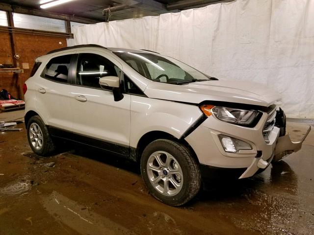 MAJ6P1UL9JC236622 - 2018 FORD ECOSPORT S WHITE photo 1