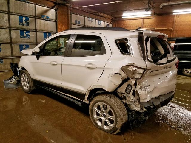 MAJ6P1UL9JC236622 - 2018 FORD ECOSPORT S WHITE photo 3