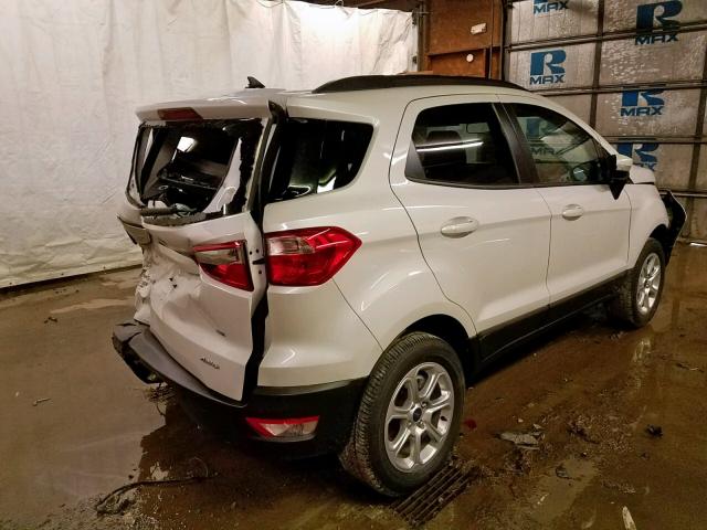 MAJ6P1UL9JC236622 - 2018 FORD ECOSPORT S WHITE photo 4